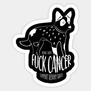 Roxi Says F Cancer Sticker